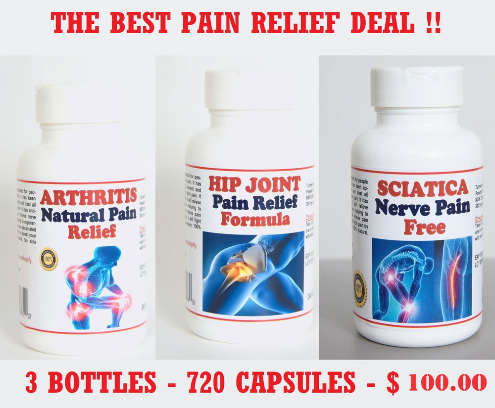 GET RID OF CHRONIC SCIATICA, HIP JOINT & ARTHRITIS PAIN - STOP ANY PAIN OF YOUR BODY - MADE IN USA