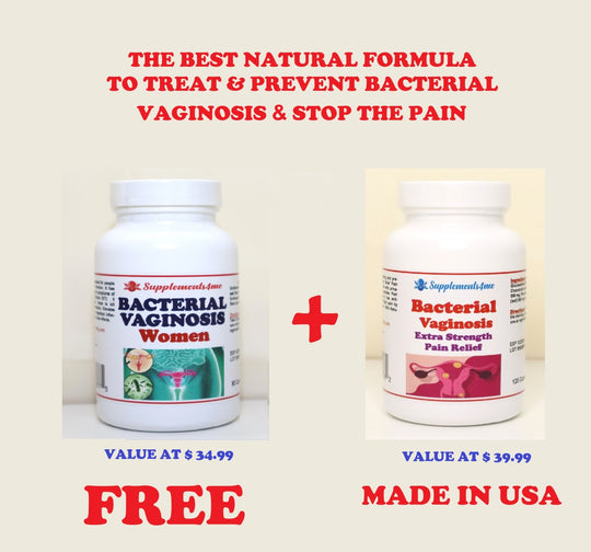 GET RID OF BACTERIAL VAGINOSIS INFECTION FOR WOMEN & MEN - Antibacterial, Anti-inflammatory MADE IN USA