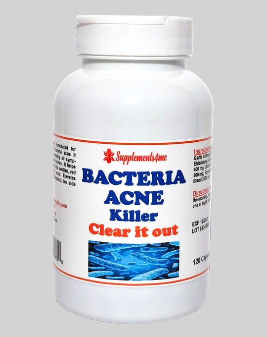 GET RID OF ACNE BACTERIA TREATMENT FOR MEN & WOMEN - Made in USA - 100% Natural