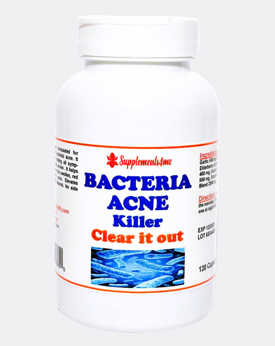 GET RID OF ACNE BACTERIA TREATMENT FOR MEN & WOMEN - Made in USA - 100% Natural