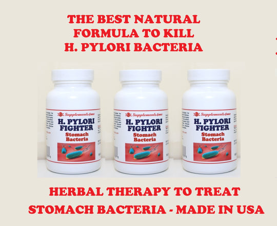 GET RID OF STOMACH BACTERIA NATURALLY - KILL THE BACTERIA H. PYLORI RIGHT AWAY  - Made USA