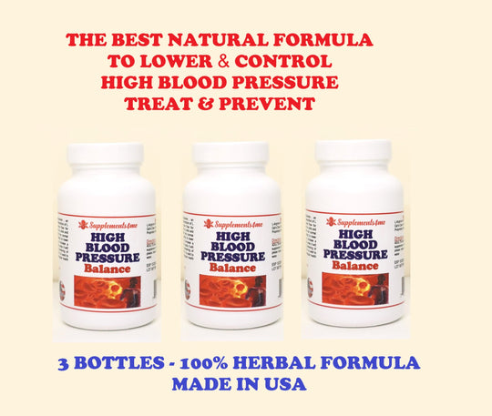 GET RID OF HIGH BLOOD PRESSURE NATURALLY -  Lower BP Hypertension NOW - MADE IN USA