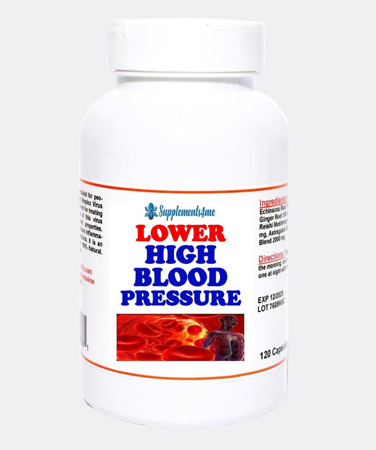 GET RID OF HIGH BLOOD PRESSURE NATURALLY - Lower BP Naturally - ELIMINATE Hypertension - MADE IN USA