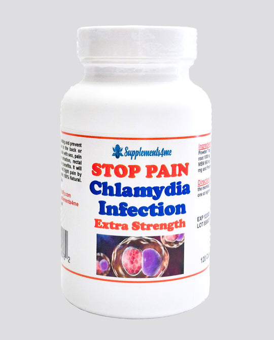STOP CHLAMYDIA PAIN RIGHT NOW - STRONGEST BACTERIAL PAIN KILLER - MADE IN USA