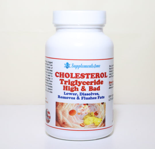 GET RID OF BAD CHOLESTEROL & HIGH TRIGLYCERIDES - REMOVE & FLUSH OUT - MADE IN USA