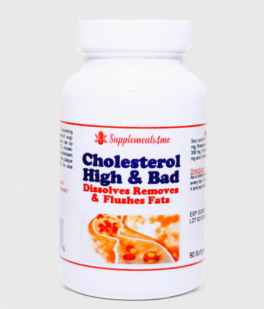 GET RID OF BAD CHOLESTEROL - REMOVER & FLUSHER ANTIOXIDANT SUPPLEMENT - MADE IN USA