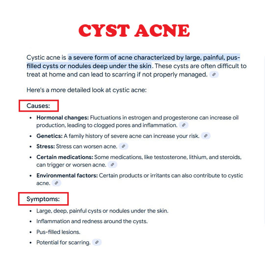 GET RID OF CYSTIC ACNE BACTERIAL - REMOVE ANY CYST ACNE FROM YOUR FACE - GUMMIES - Made in USA