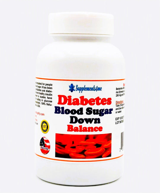 BRING DIABETES DOWN IMMEDIATELY - LOWER & CONTROL HIGH BLOOD SUGAR - MADE IN USA