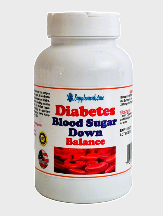 BRING DIABETES DOWN IMMEDIATELY - LOWER & CONTROL HIGH BLOOD SUGAR - MADE IN USA