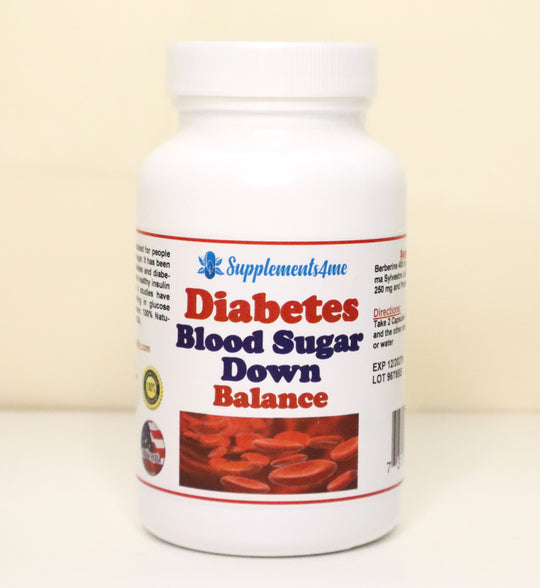 BRING DIABETES DOWN IMMEDIATELY - LOWER & CONTROL HIGH BLOOD SUGAR - MADE IN USA