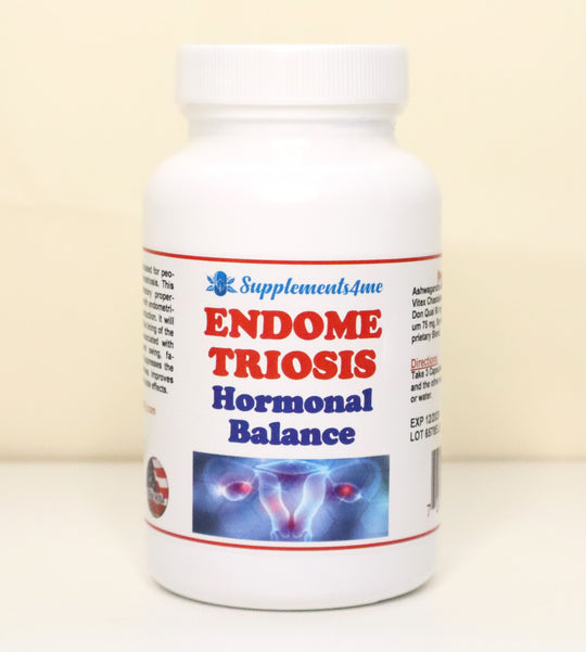 ENDOMETRIOSIS HORMONAL BALANCE FOREVER - 100% HERBAL FORMULA - MADE IN USA