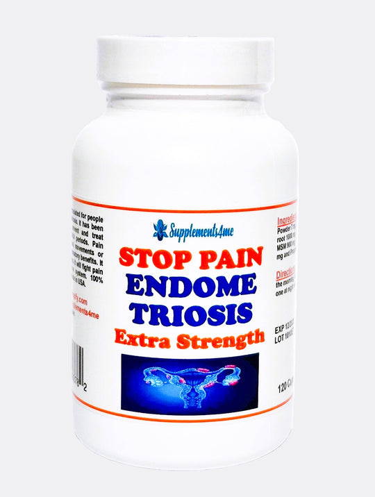 STOP THE ENDOMETRIOSIS PAIN NATURALLY - TREAT & PREVENT - STRONGEST PAIN KILLER - MADE IN USA