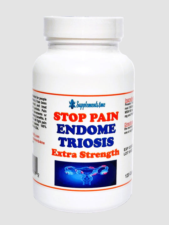 STOP THE ENDOMETRIOSIS PAIN NATURALLY - TREAT & PREVENT - STRONGEST PAIN KILLER - MADE IN USA
