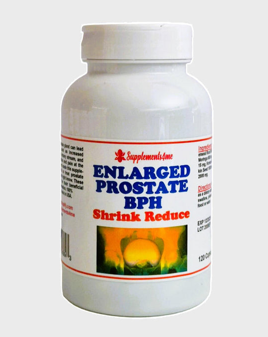 GET RID OF ENLARGED PROSTATE BPH NATURALLY - to Treat and Prevent LARGE PROSTATE - MADE IN USA