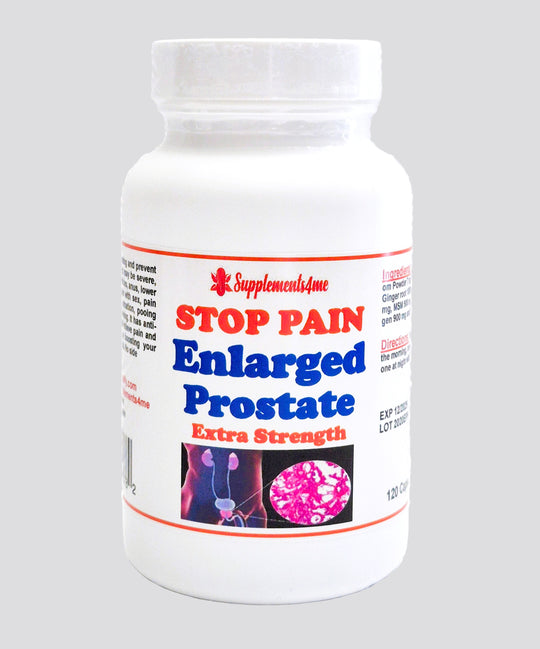 STOP ENLARGED PROSTATE PAIN NOW - STRONGEST PAIN KILLER - MADE IN USA