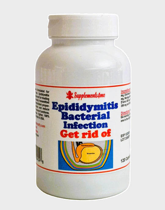 GET RID OF EPIDIDYMITIS BACTERIAL INFECTION FOR MEN - TREAT & PREVENT - MADE IN USA