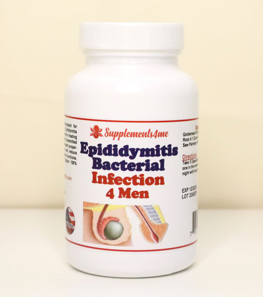 GET RID OF EPIDIDYMITIS BACTERIAL INFECTION FOR MEN - TREAT & PREVENT - MADE IN USA