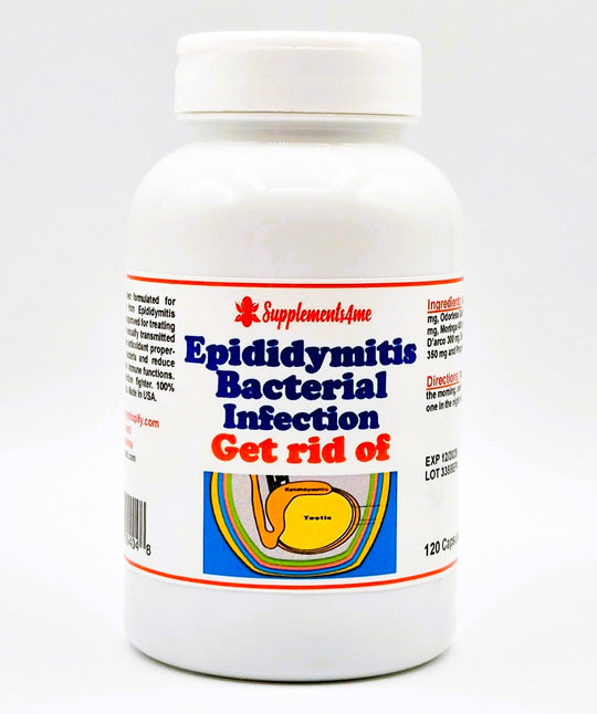 GET RID OF EPIDIDYMITIS BACTERIAL INFECTION FOR MEN - TREAT & PREVENT - MADE IN USA