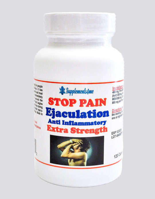 STOP PAINFUL EJACULATIONS NATURALLY - STRONGEST EJACULATION PAIN KILLER - MADE IN USA
