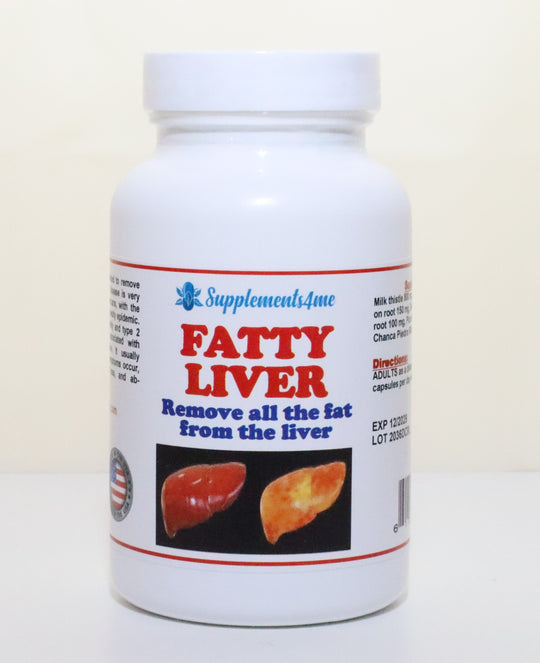 GET RID OF FATTY LIVER NATURALLY - STRONG DETOXING LIVER - MADE IN USA