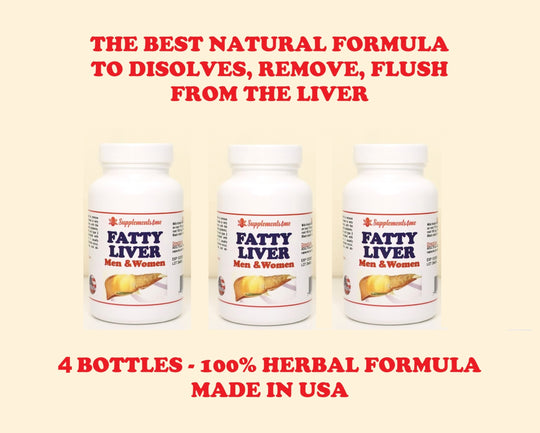 GET RID OF FATTY LIVER NATURALLY - ELIMINATE FATTY TISSUE - ANTI INFLAMMATORY - MADE IN USA