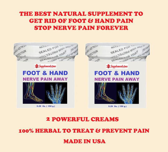 STOP NERVE PAIN NOW - STRONGEST FOOT & HAND PAIN KILLER - MADE IN USA