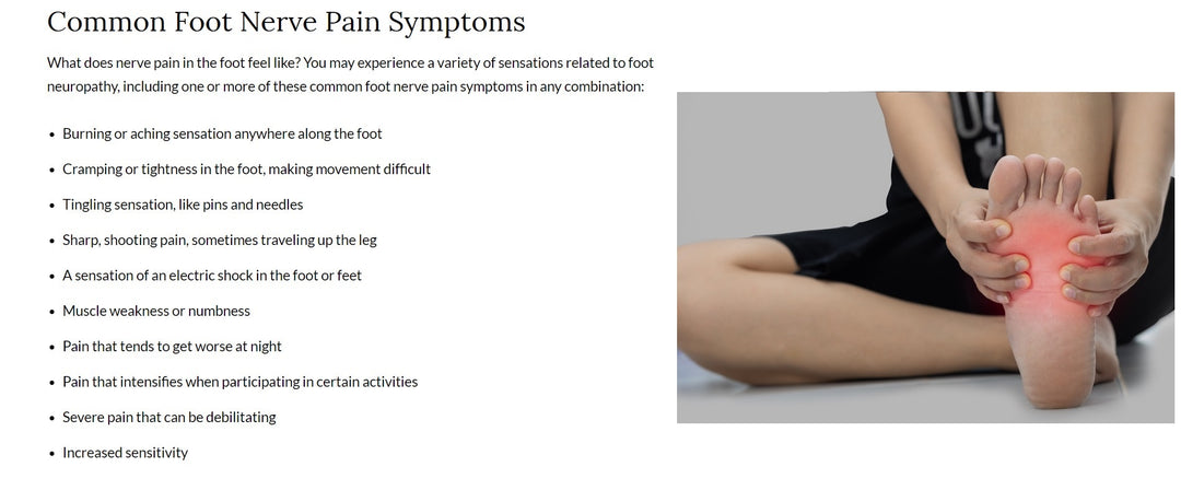 STOP THE FOOT & HAND NERVE PAIN - NERVE PAIN MIRACLE - MADE IN USA