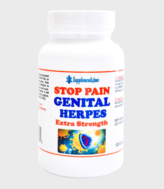 STOP THE GENITAL HERPES 1 & 2 PAIN NOW - EXTRA STRENGTH - STRONGEST PAIN KILLER -MADE IN USA