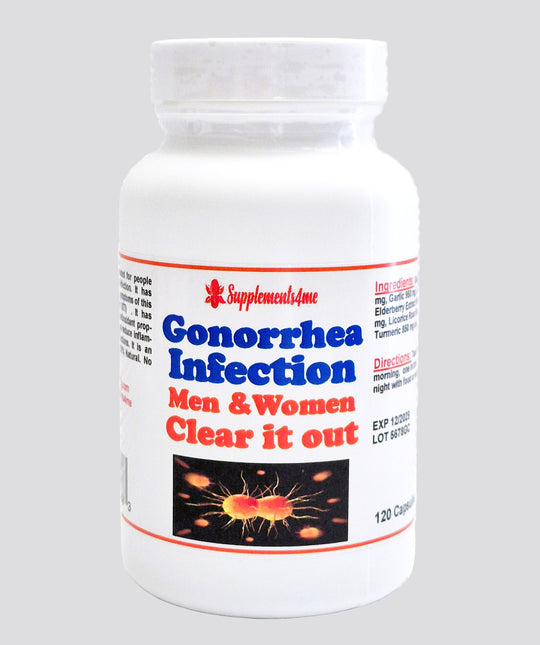 GET RID OF GONORRHEA BACTERIAL INFECTION - ANTI BACTERIAL ANTI INFLAMMATORY - MADE IN USA