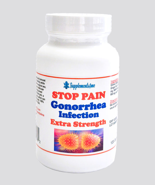 STOP GONORRHEA PAIN NATURALLY - EXTRA STRENGTH - STRONGEST PAIN KILLER - MADE IN USA