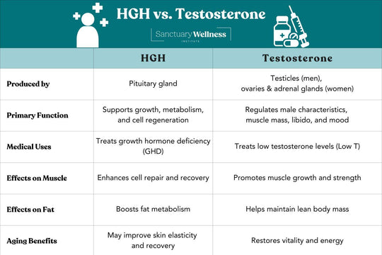 INCREASE HGH & TESTOSTERONE LEVELS - TESTOSTERONE & HGH HORMONES BOOSTER - MADE IN USA