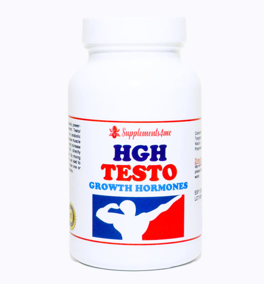 INCREASE HGH & TESTOSTERONE LEVELS NATURALLY - Testosterone BOOSTER - MADE IN USA