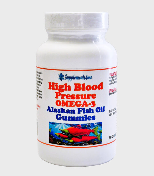 GET RID OF HIGH BLOOD PRESSURE NATURALLY - LOWER YOUR HYPERTENSION NOW - GUMMIES - MADE IN USA