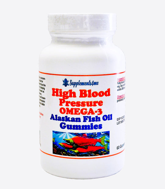 GET RID OF HIGH BLOOD PRESSURE NATURALLY - LOWER YOUR HYPERTENSION NOW - GUMMIES - MADE IN USA