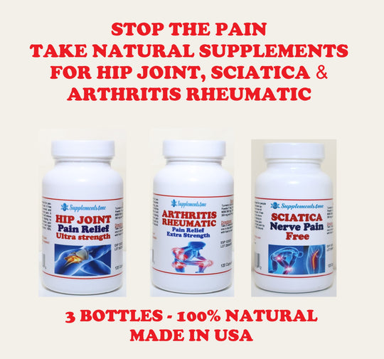 GET RID OF CHRONIC SCIATICA, HIP JOINT & ARTHRITIS PAIN - STOP ANY PAIN OF YOUR BODY - MADE IN USA