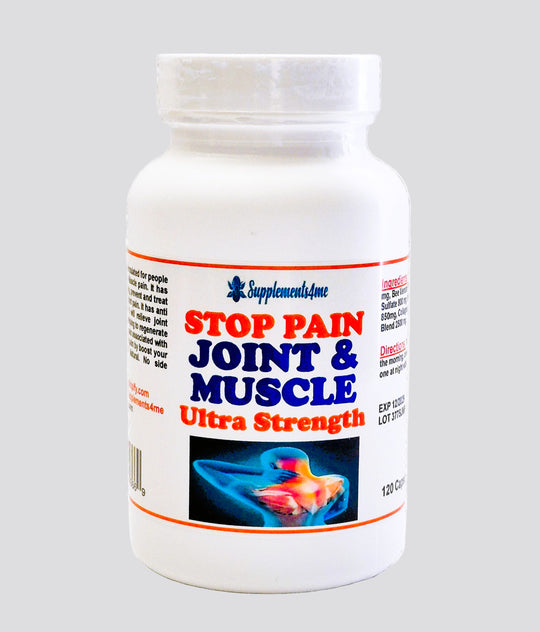 STOP THE JOINT & MUSCLE PAIN NATURALLY - STRONGEST JOINT & MUSCLE PAIN KILLER - MADE IN USA