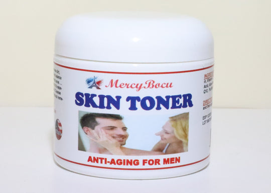 ANTI-AGING & WRINKEL CREAM FOR MEN - FACIAL SKIN TONER & MOISTURIZER FOR MEN - 4 OZ. - MADE IN USA