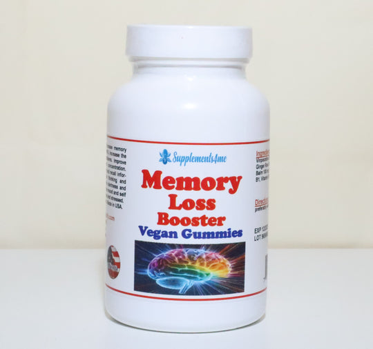 GET RID OF MEMORY LOSS NATURALLY - BOOST& IMPROVE YOUR MEMORY LOSS - GUMMIES - MADE IN USA