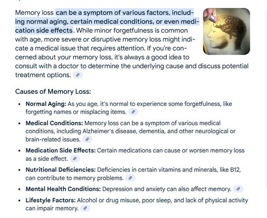 GET RID OF MEMORY LOSS NATURALLY - BOOST& IMPROVE YOUR MEMORY LOSS - GUMMIES - MADE IN USA
