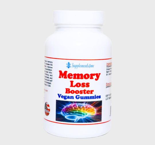 GET RID OF MEMORY LOSS NATURALLY - BOOST& IMPROVE YOUR MEMORY LOSS - GUMMIES - MADE IN USA