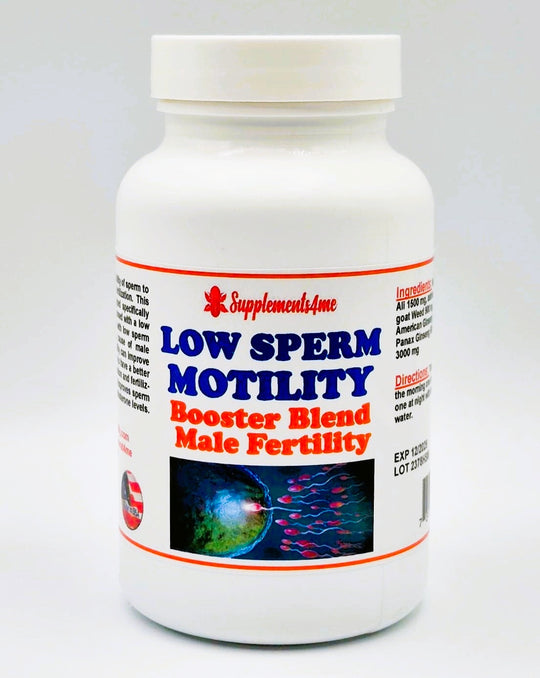 INCREASE SPERM MOTILITY NATURALLY - SPERM MOTILITY BOOSTER - MADE IN USA