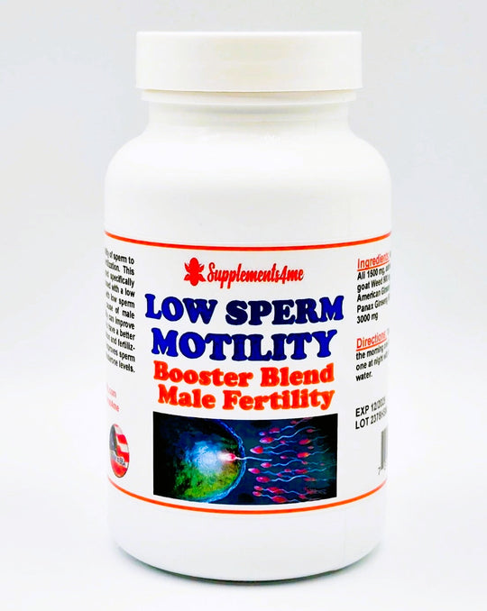 INCREASE SPERM MOTILITY NATURALLY - SPERM MOTILITY BOOSTER - MADE IN USA