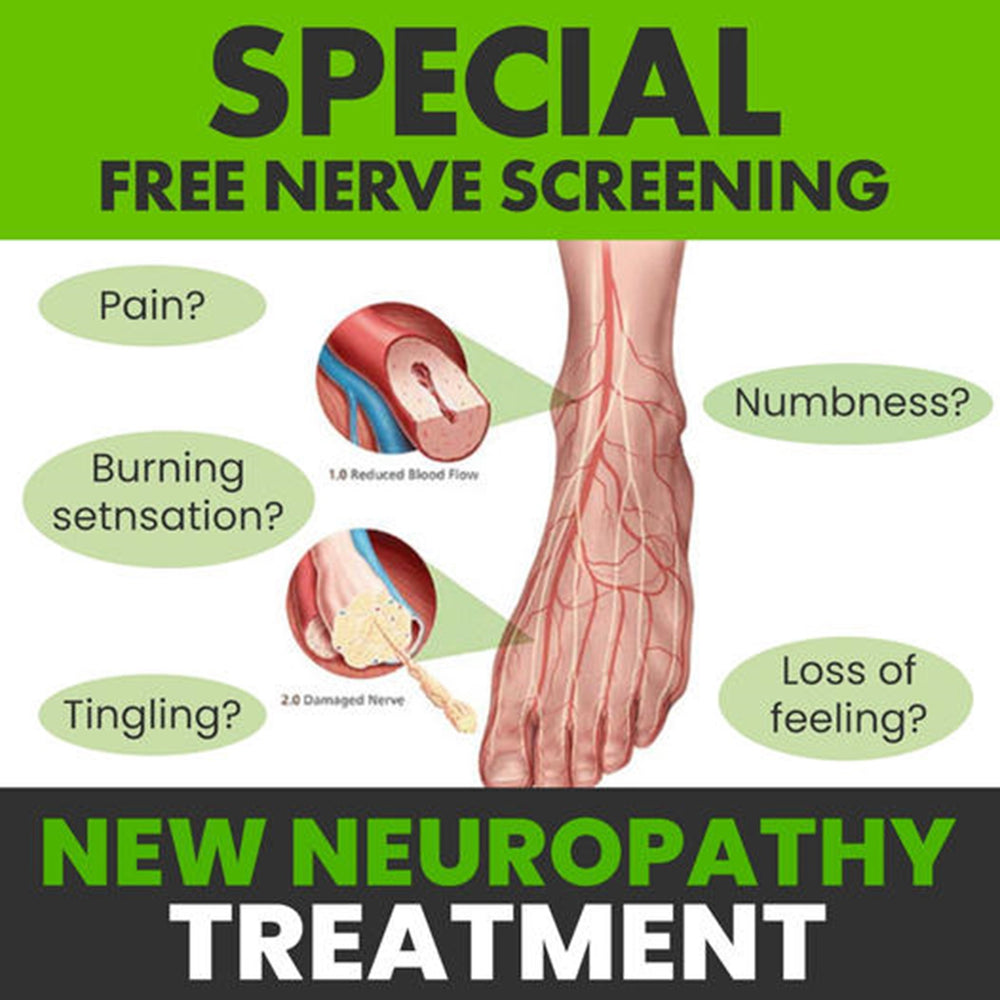 STOP NEUROPATHY PAIN NATURALLY - STRONG FEET & HAND PAIN KILLER - MADE IN USA