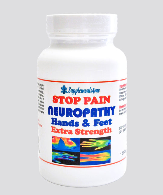 STOP NEUROPATHY PAIN NATURALLY - STRONG FEET & HAND PAIN KILLER - MADE IN USA