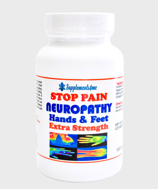 STOP NEUROPATHY PAIN NATURALLY - STRONG FEET & HAND PAIN KILLER - MADE IN USA