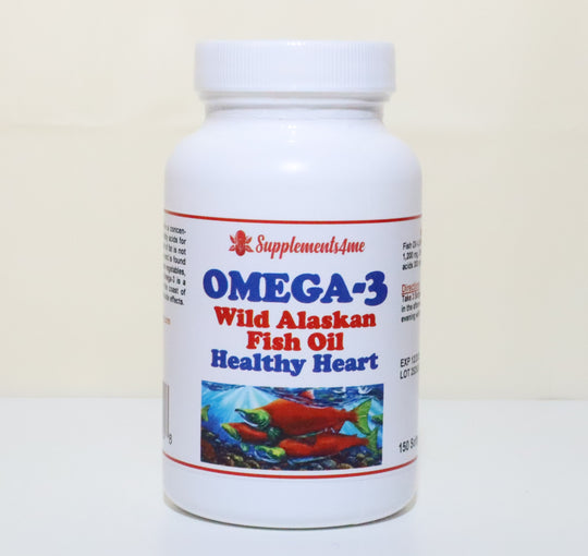OMEGA 3 ALASKAN FISH OIL - ANTI INFLAMMATORY - BRAIN, HEART HEALTH, JOINT MOBILITY, IMMUNE