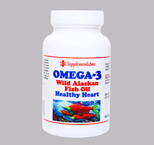 OMEGA 3 ALASKAN FISH OIL - ANTI INFLAMMATORY - BRAIN, HEART HEALTH, JOINT MOBILITY, IMMUNE