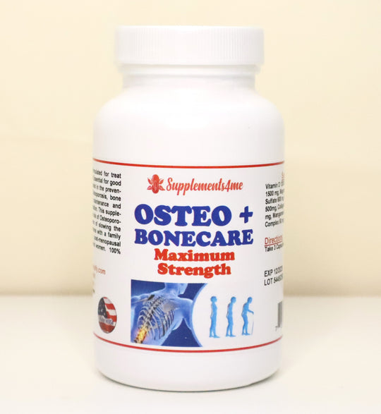 SLOW DOWN OSTEOPOROSIS DISEASE - STOP BONE LOSS NATURALLY - SUPER BONE BOOSTER BUILDER - MADE IN USA