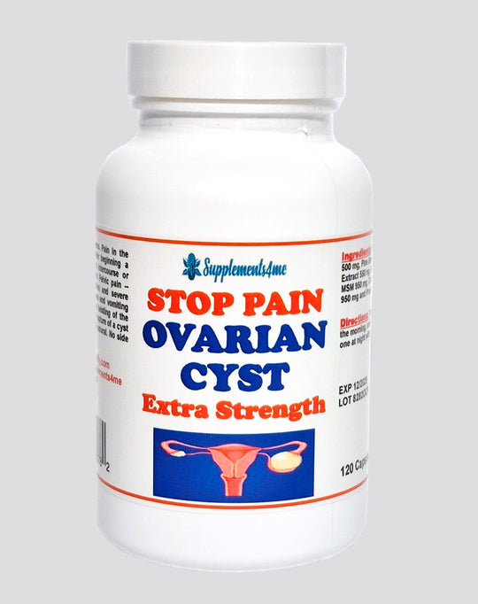 STOP OVARIAN CYST PAIN RELIEF - STRONGEST OVARIAN PAIN KILLER - MADE IN USA