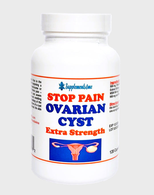 STOP OVARIAN CYST PAIN RELIEF - STRONGEST OVARIAN PAIN KILLER - MADE IN USA